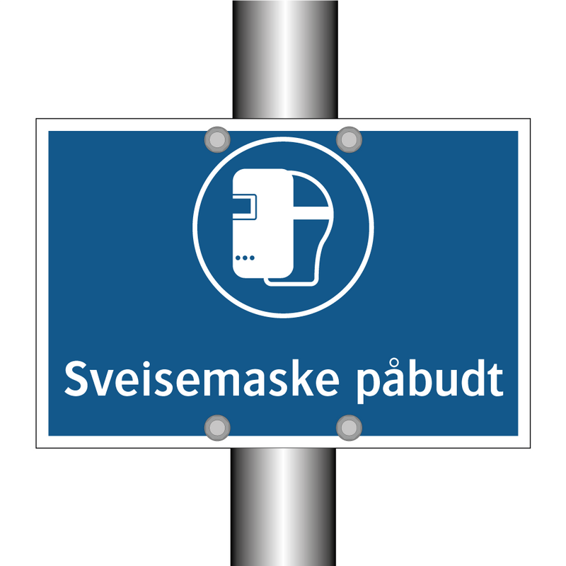 Sveisemaske påbudt