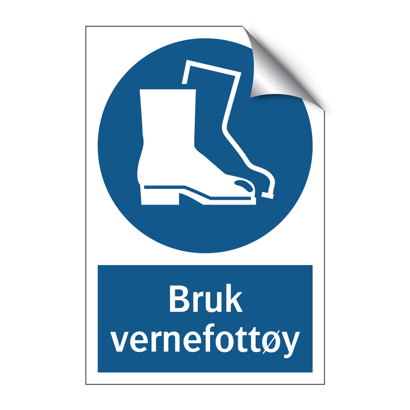 Bruk vernefottøy