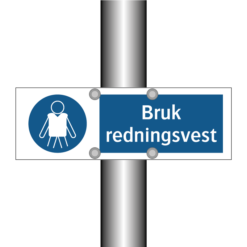 Bruk redningsvest