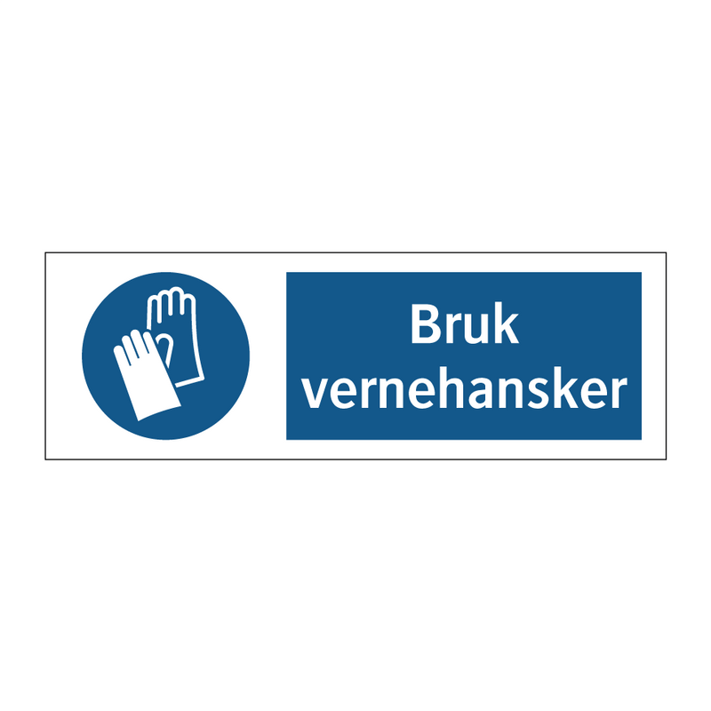 Bruk vernehansker