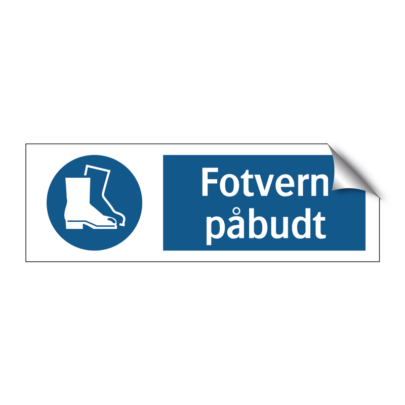 Fotvern påbudt