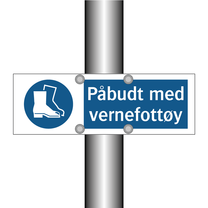 Påbudt med Vernefottøy