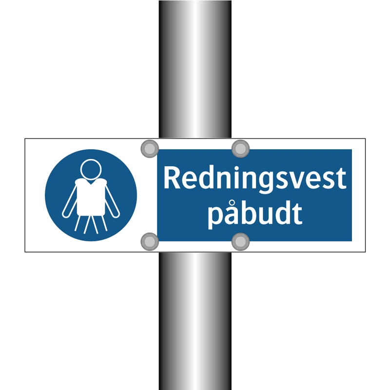 Redningsvest påbudt