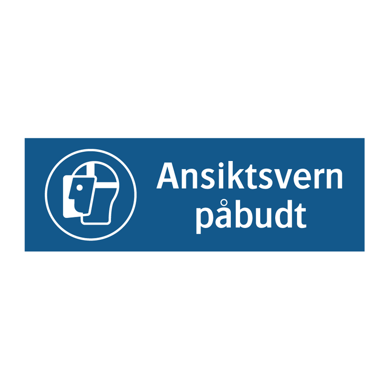 Ansiktsvern påbudt