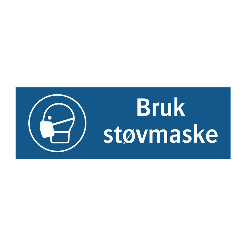 Bruk støvmaske