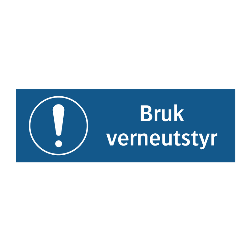 Bruk verneutstyr