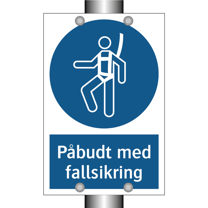 Påbudt med Fallsikring