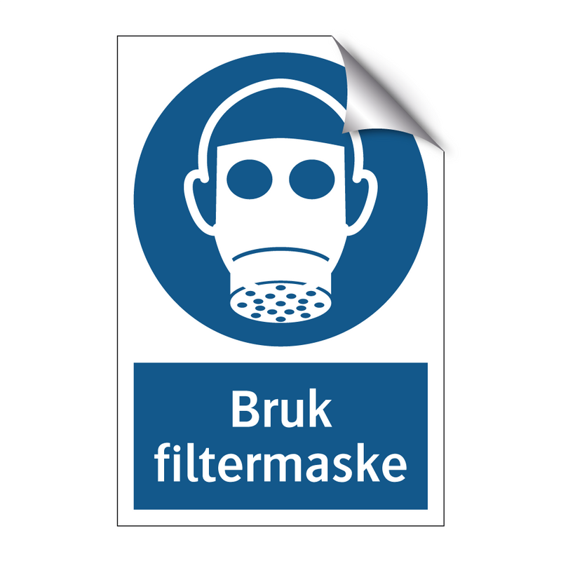 Bruk filtermaske