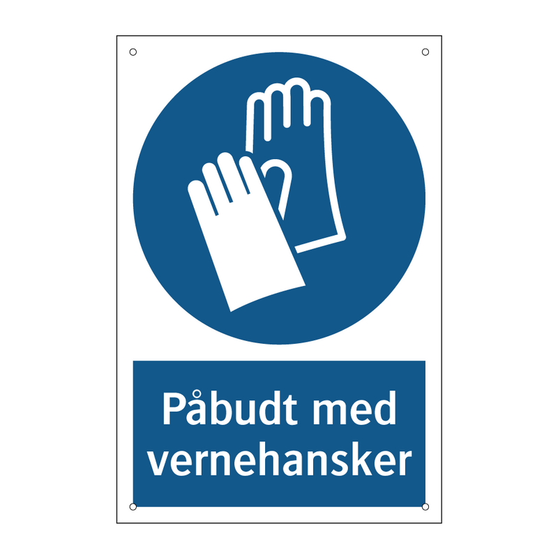 Påbudt med Vernehansker