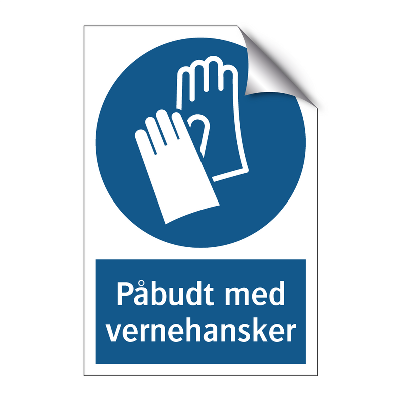 Påbudt med Vernehansker