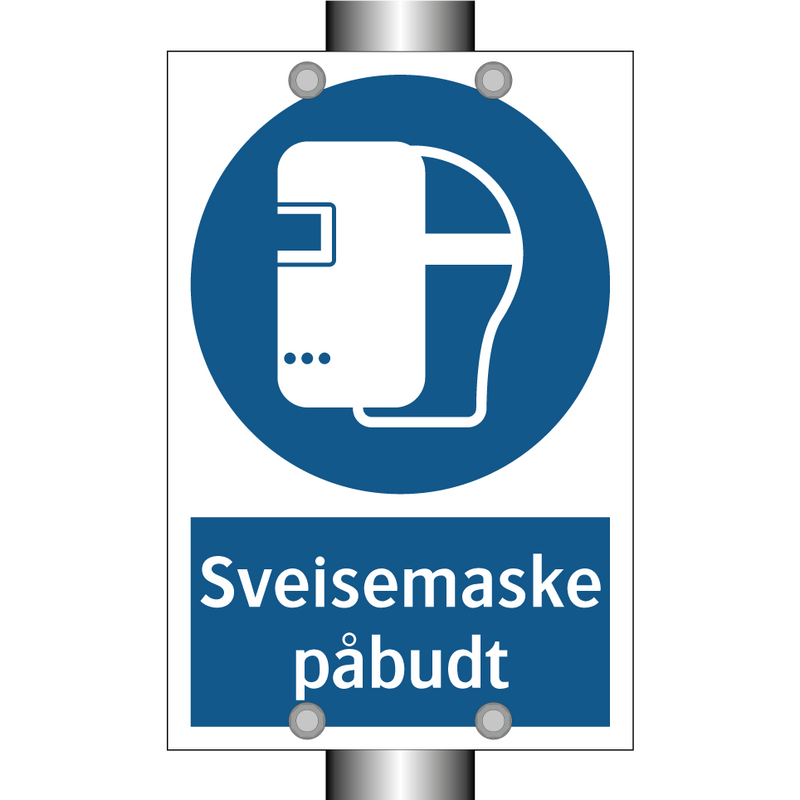 Sveisemaske påbudt