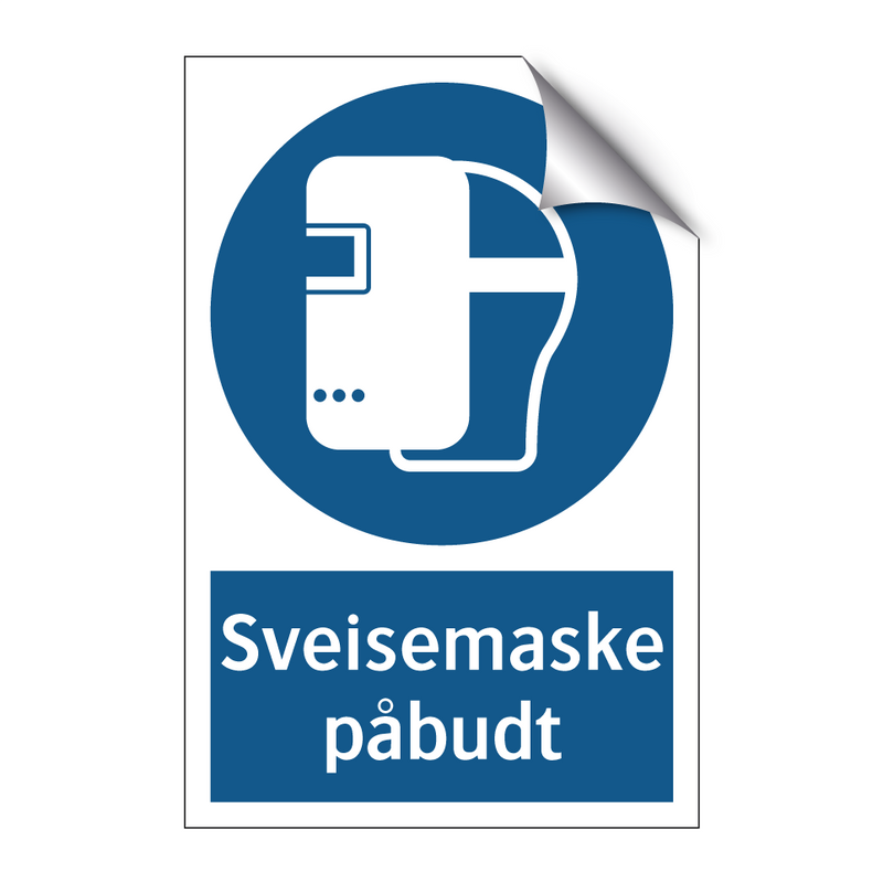 Sveisemaske påbudt