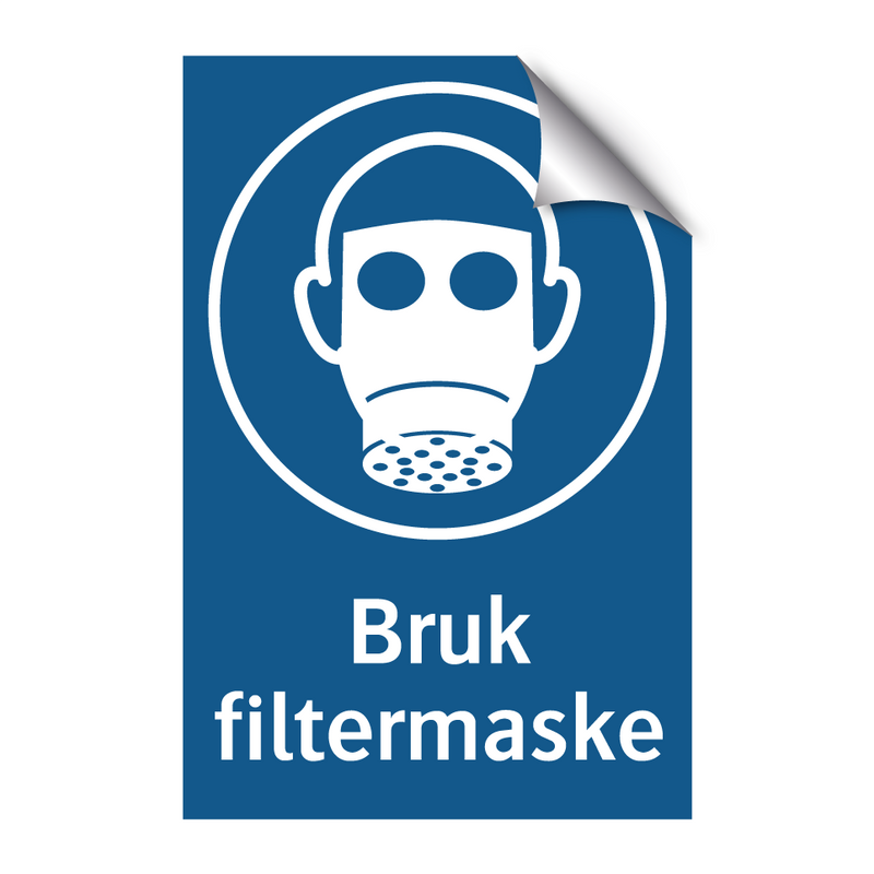 Bruk filtermaske