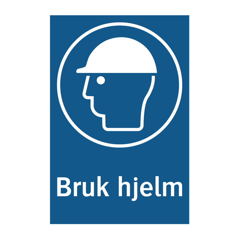 Bruk hjelm