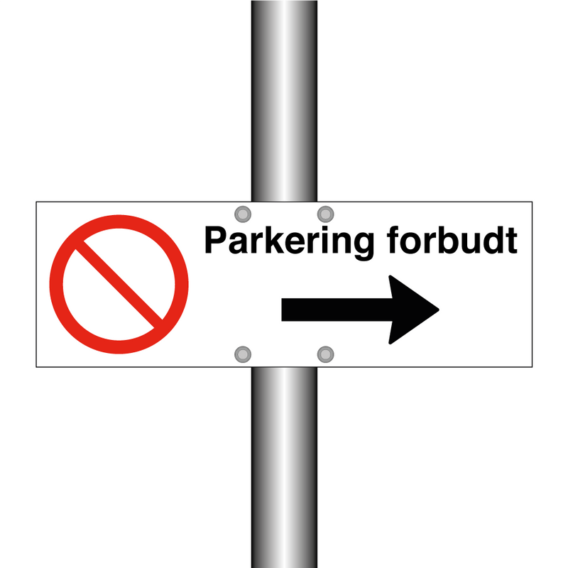 Parkering forbudt Høyre pil & Parkering forbudt Høyre pil & Parkering forbudt Høyre pil