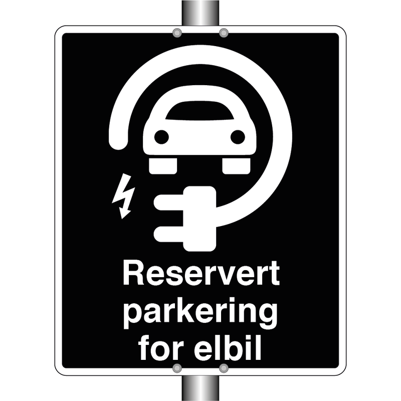 Reserverat parkering for elbil & Reserverat parkering for elbil & Reserverat parkering for elbil