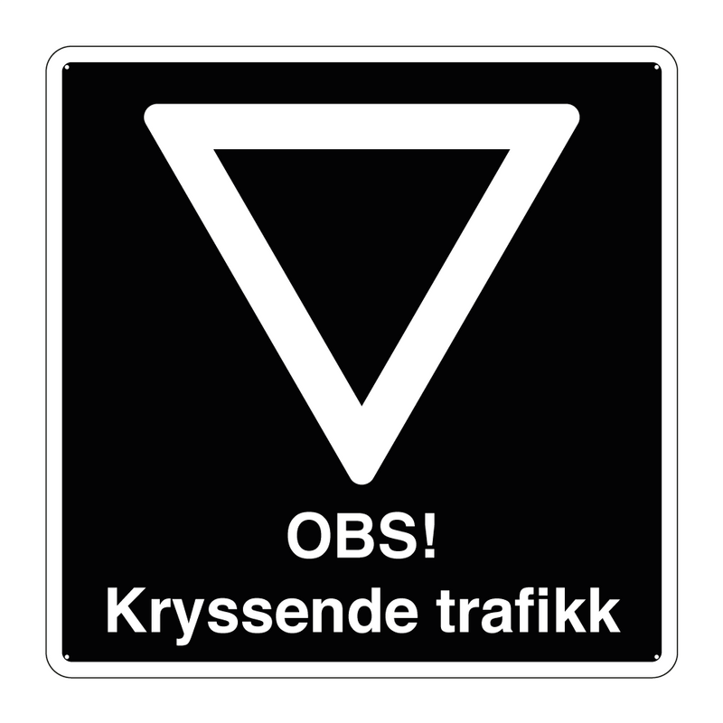 OBS! Kryssende trafikk