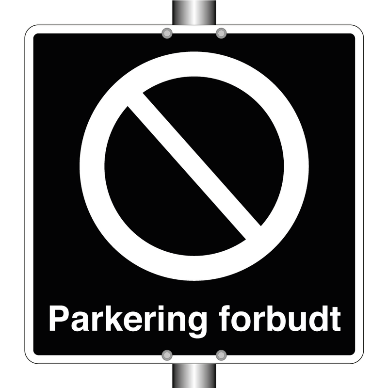 Parkering forbudt