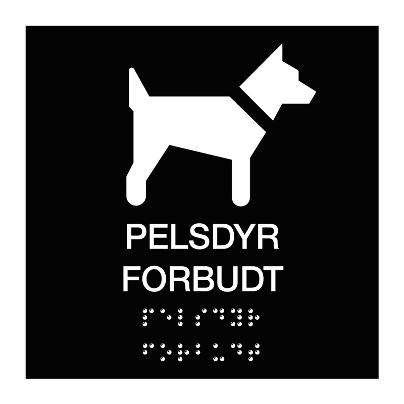 Pelsdyr forbudt - Taktil