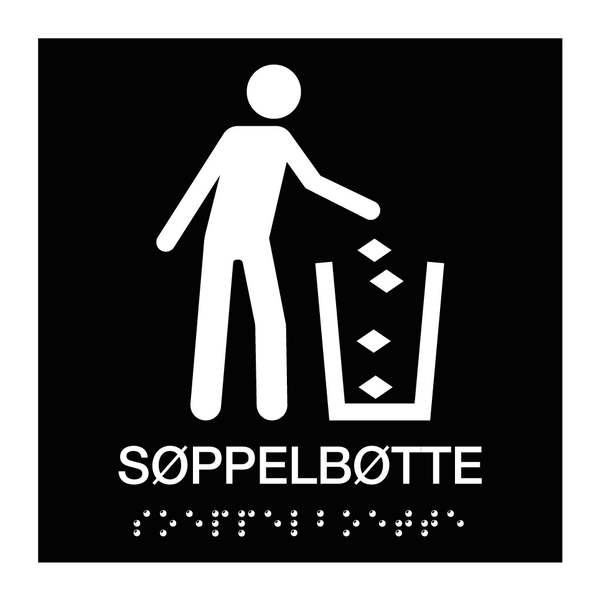 Søppelbøtte - Taktil