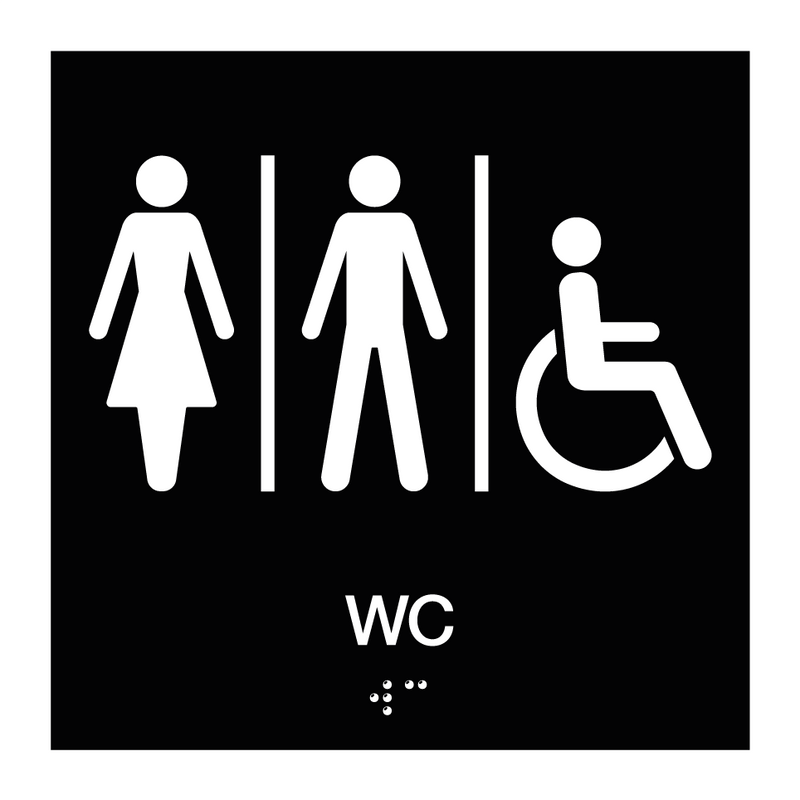 WC Unisex og HCWC  - Taktil