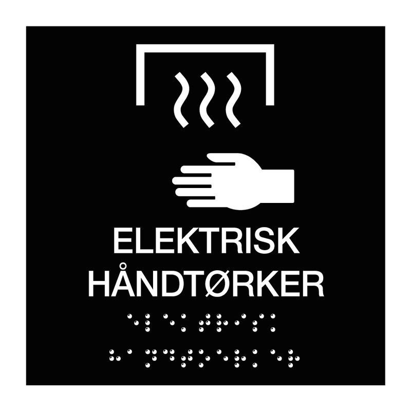 Elektrisk håndtørker - Taktil