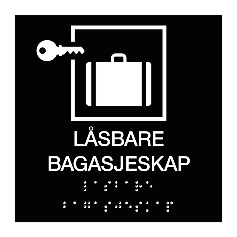 Låsebare bagasjeskap - Taktil