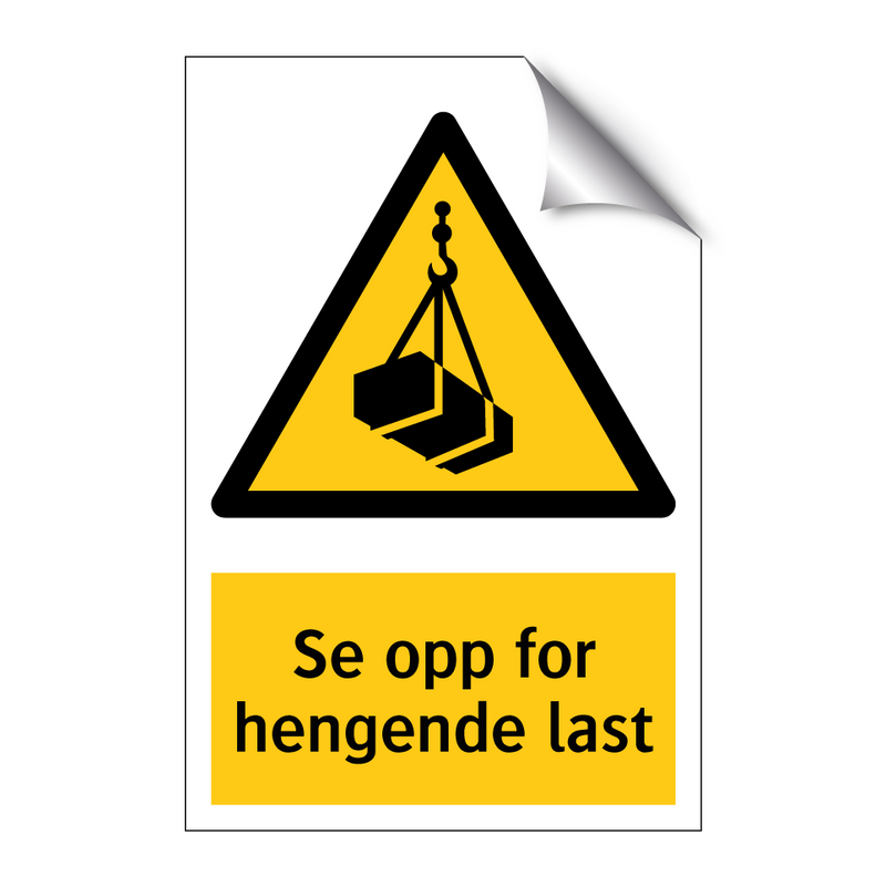 Se opp for hengende last