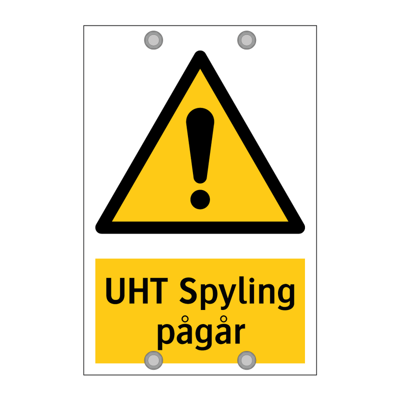 UHT Spyling pågår