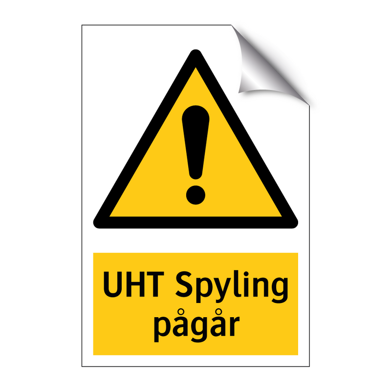 UHT Spyling pågår