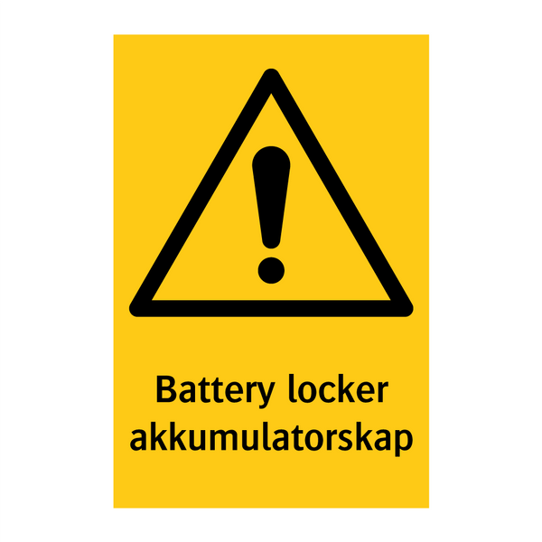 Battery locker Akkumulatorskap