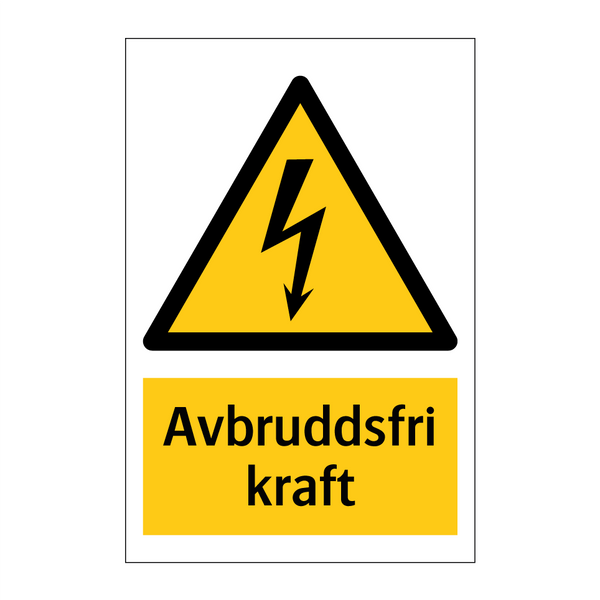 Avbruddsfri kraft