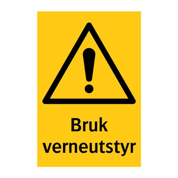 Bruk verneutstyr