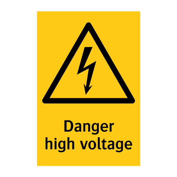 Danger High voltage