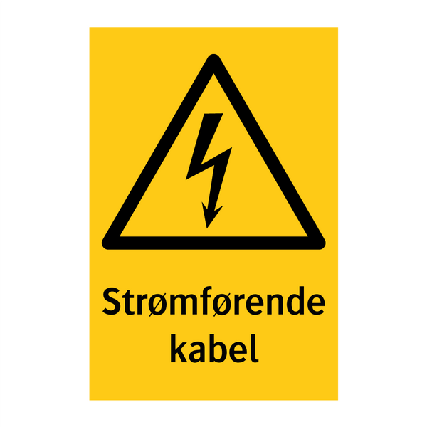 Strømførende kabel