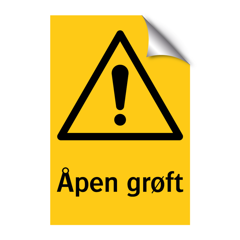 Åpen grøft