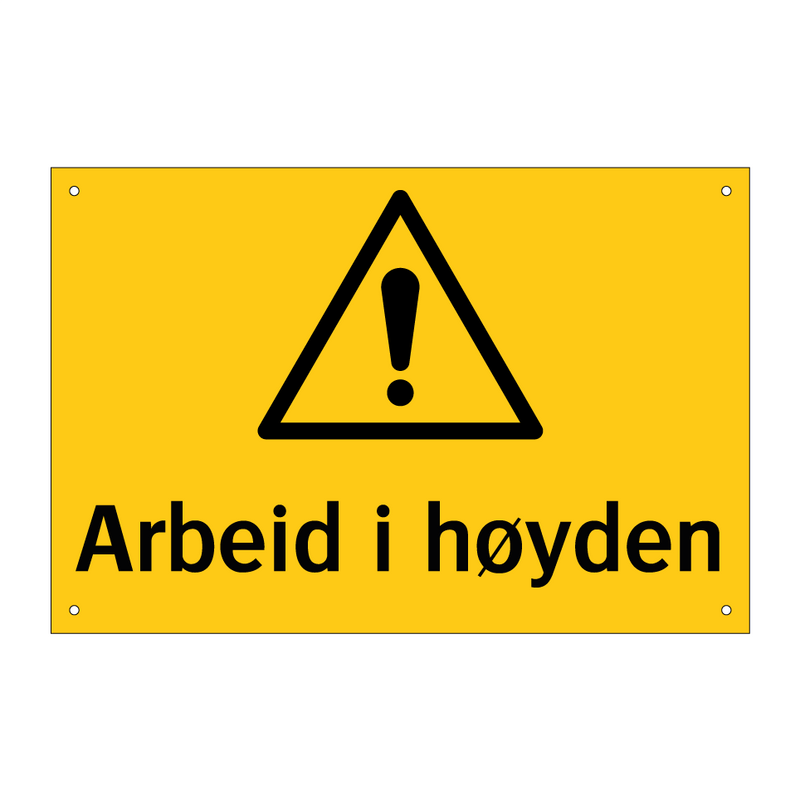 Arbeid i høyden