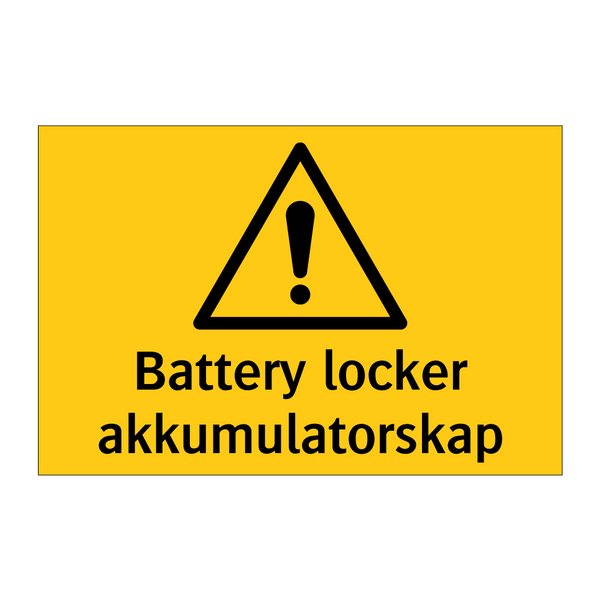 Battery locker Akkumulatorskap