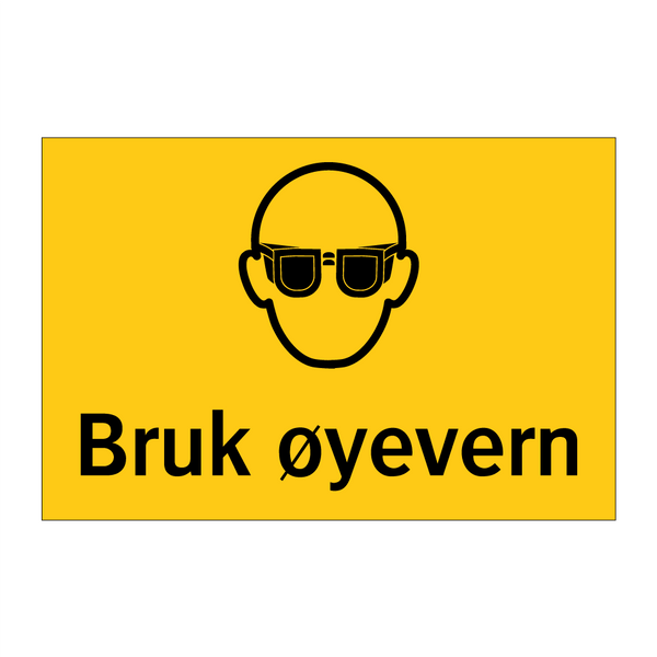 Bruk øyevern