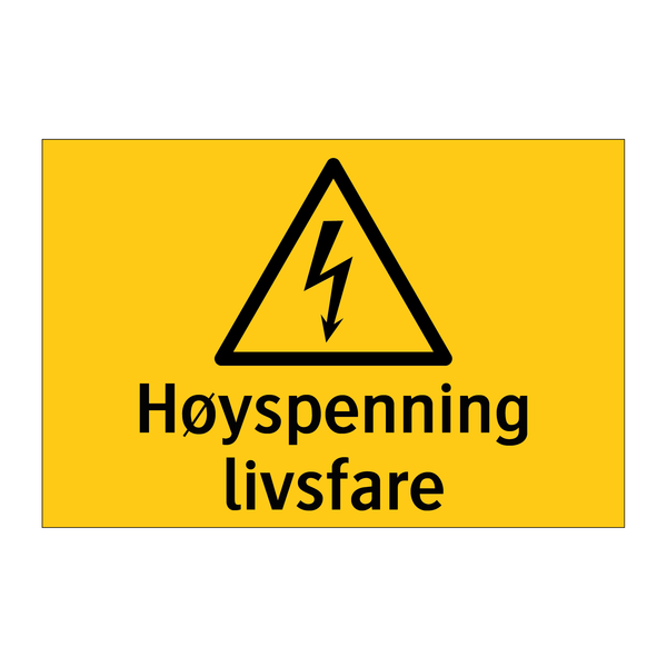 Høyspenning livsfare