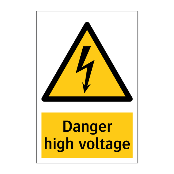 Danger High voltage