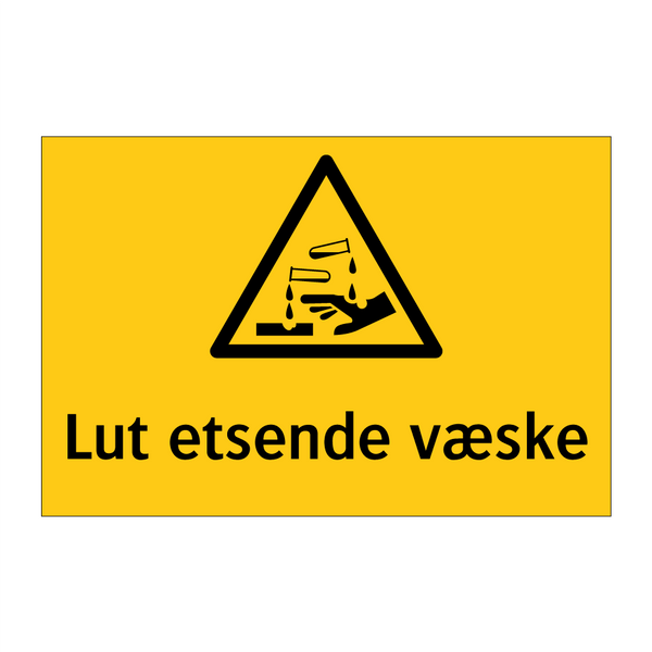 Lut etsende væske