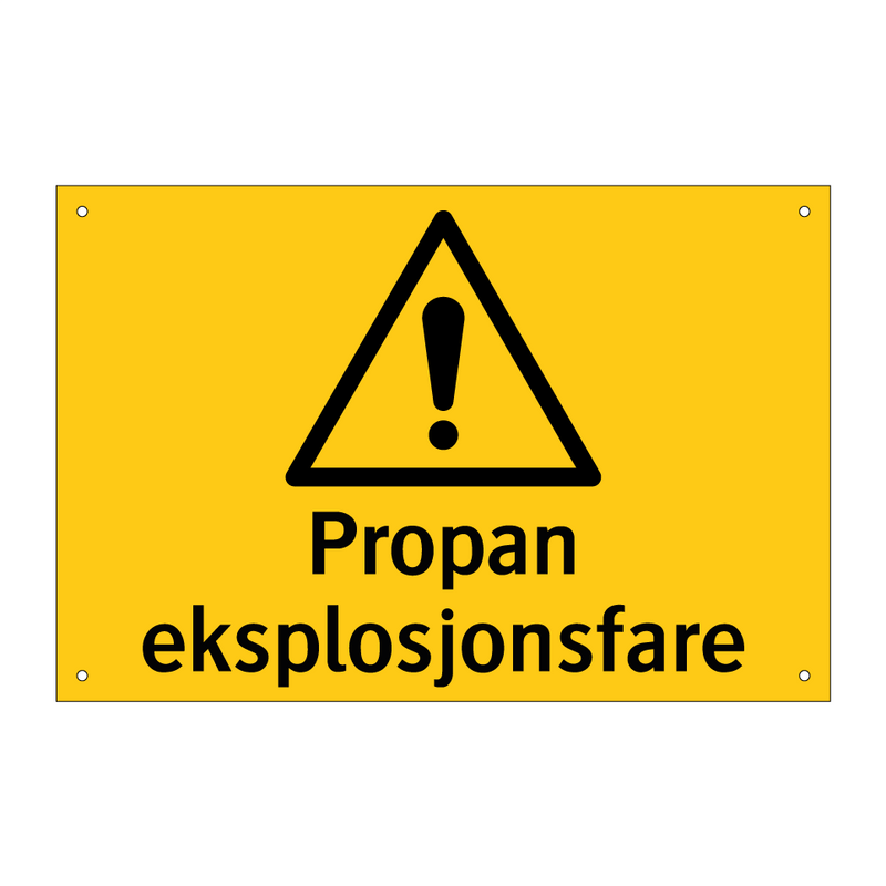 Propan eksplosjonsfare