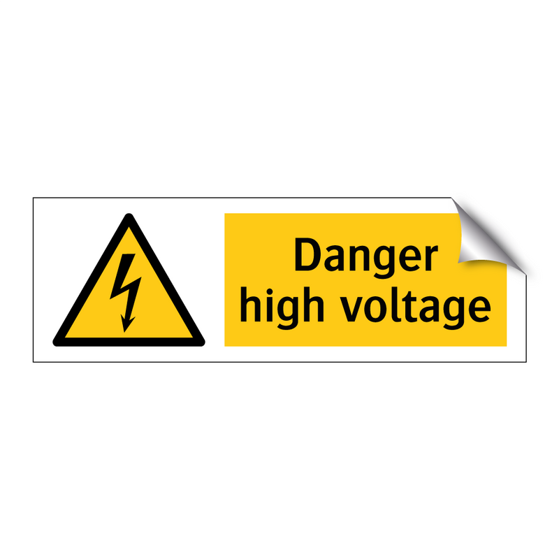 Danger High voltage