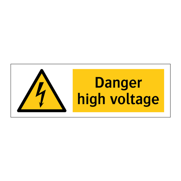 Danger High voltage