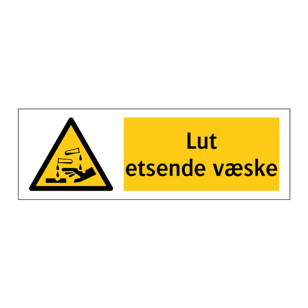 Lut etsende væske