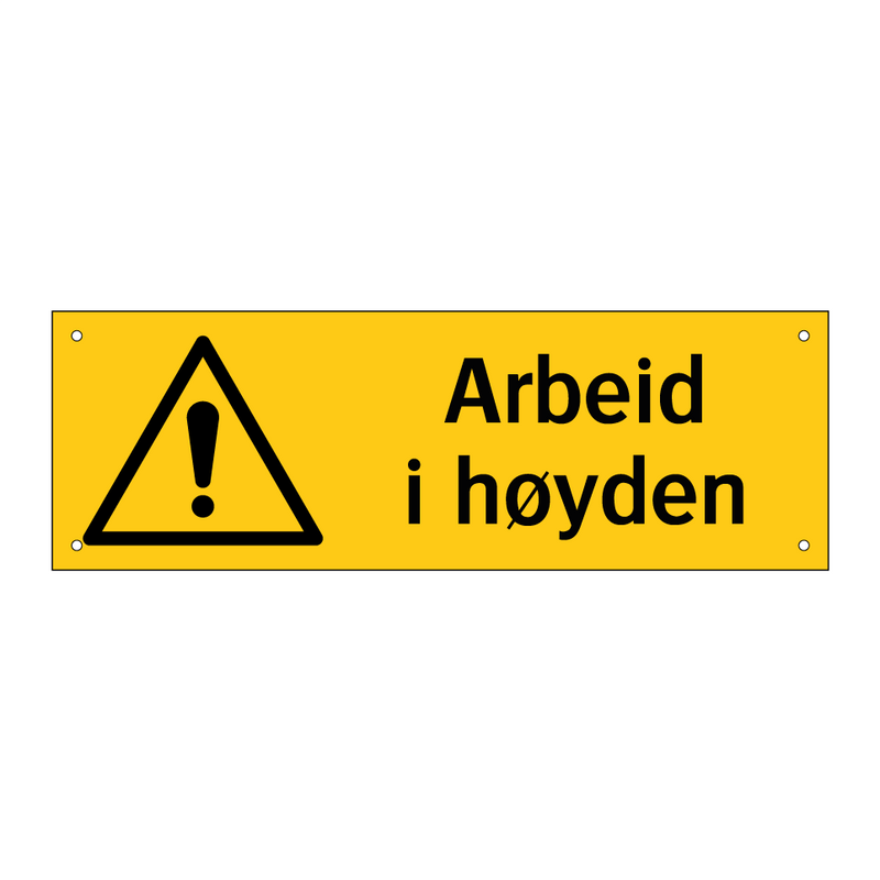 Arbeid i høyden