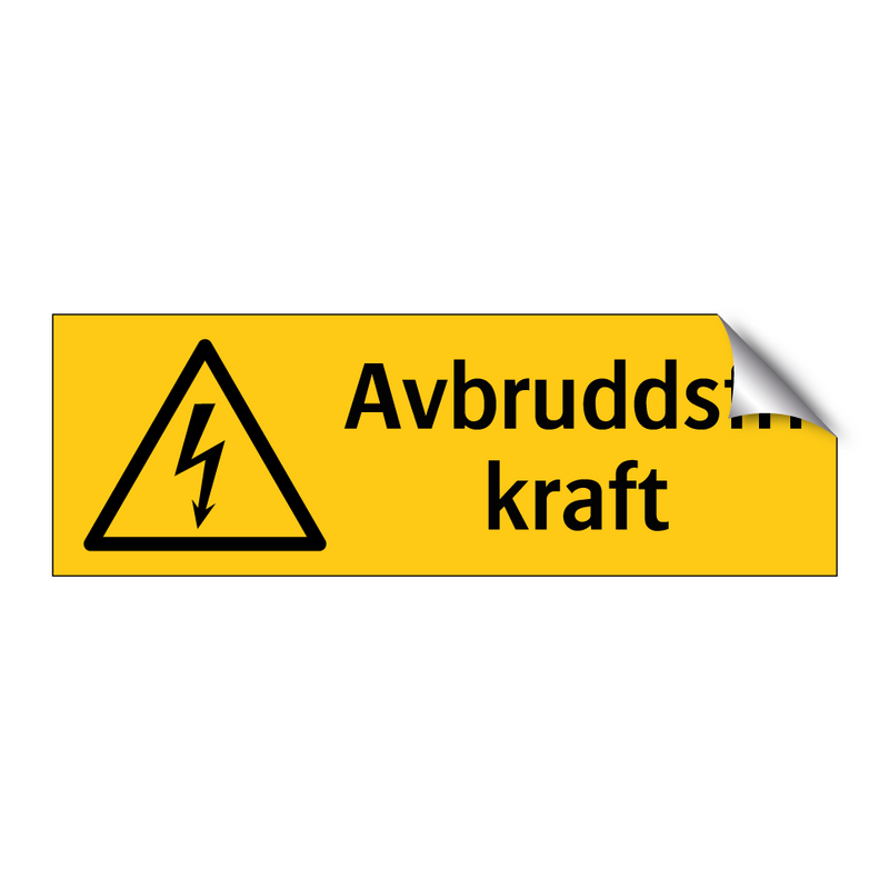 Avbruddsfri kraft