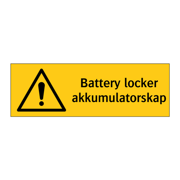 Battery locker Akkumulatorskap