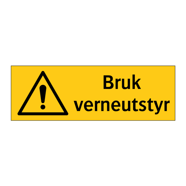 Bruk verneutstyr